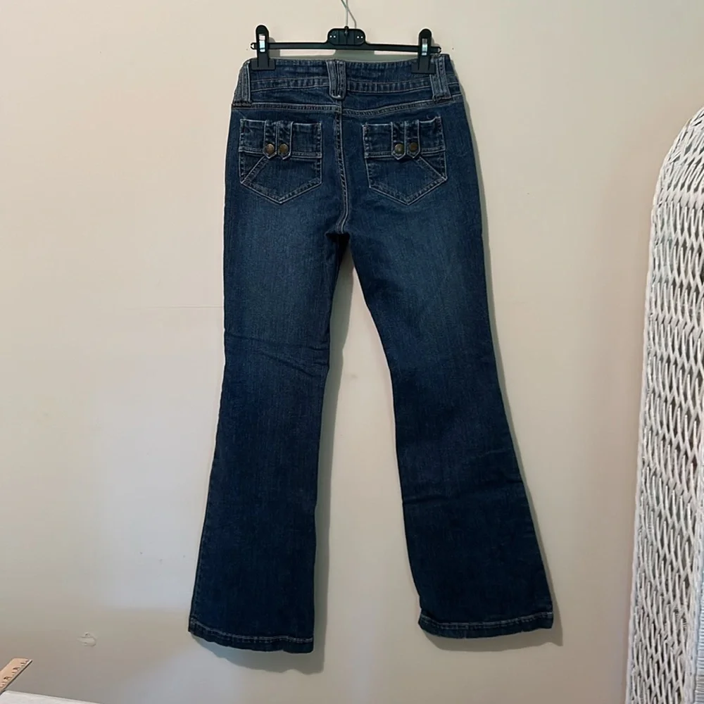Duckhead Jean’s Co. Women’s Jeans Bootcut Blue Low Rise Size 5 Juniors - Picture 3 of 11